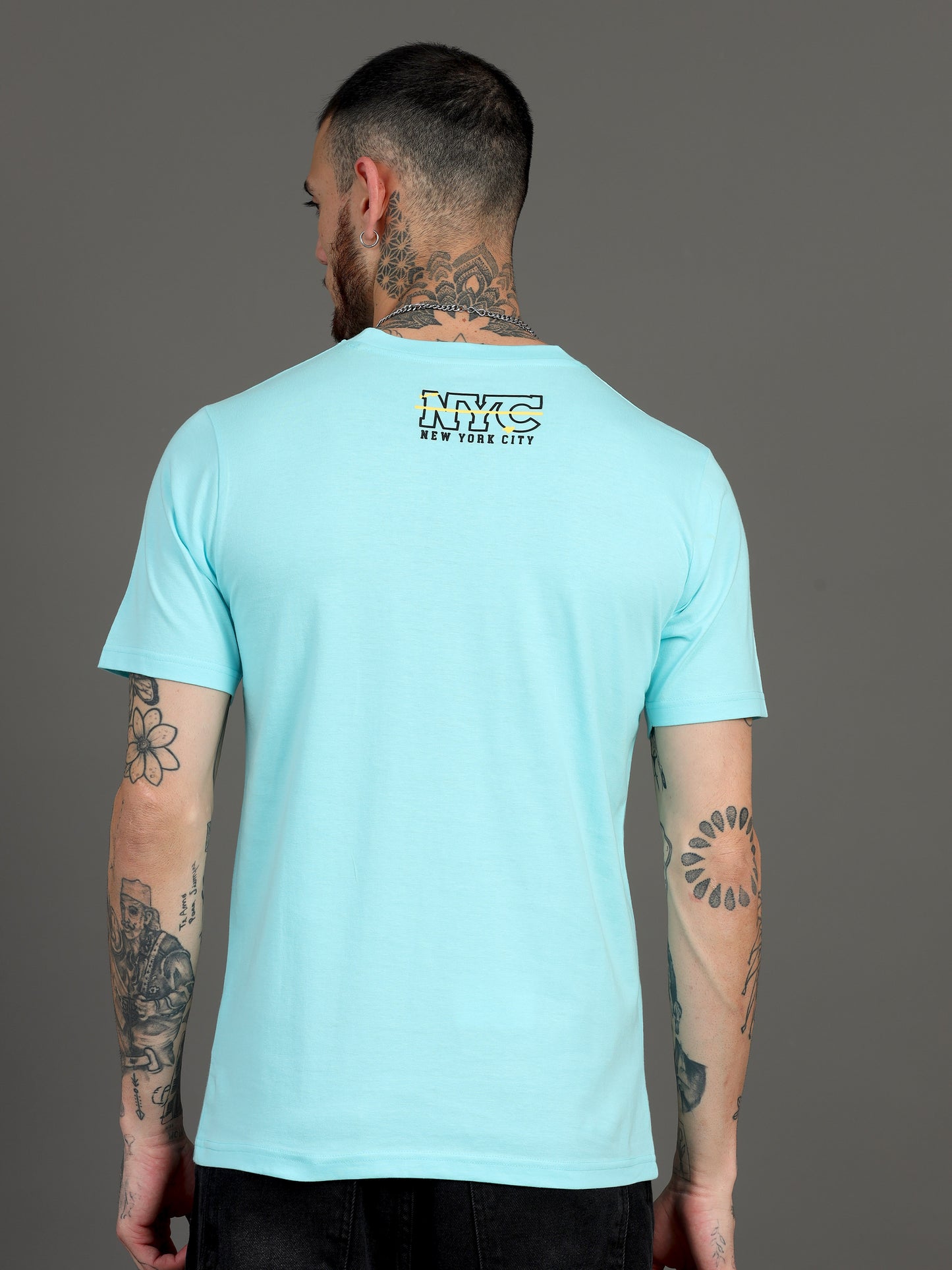 Men NYC Printed Regular Fit T-Shirt