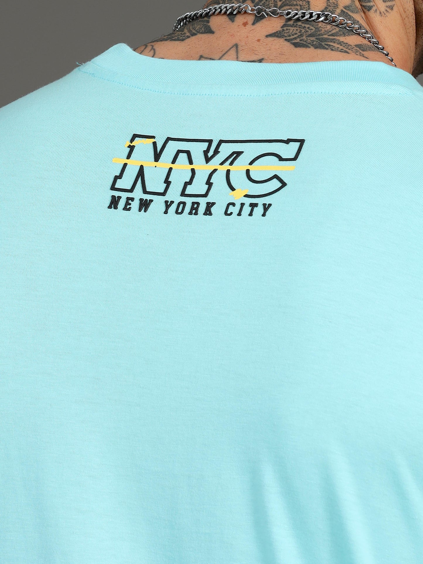 Men NYC Printed Regular Fit T-Shirt
